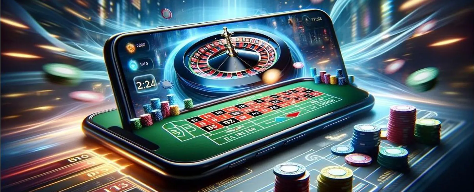 jljl77 mobile app on a smartphone, displaying casino games with a black and gold theme